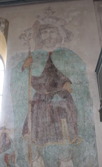 Fresken vom Heiligen Christopherus