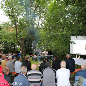 Männergottesdienst im Garten